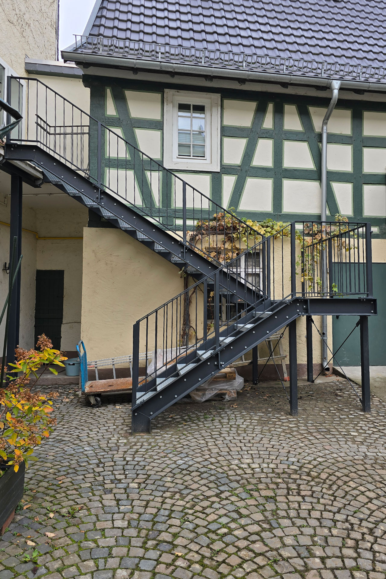 Außentreppe aus Stahl