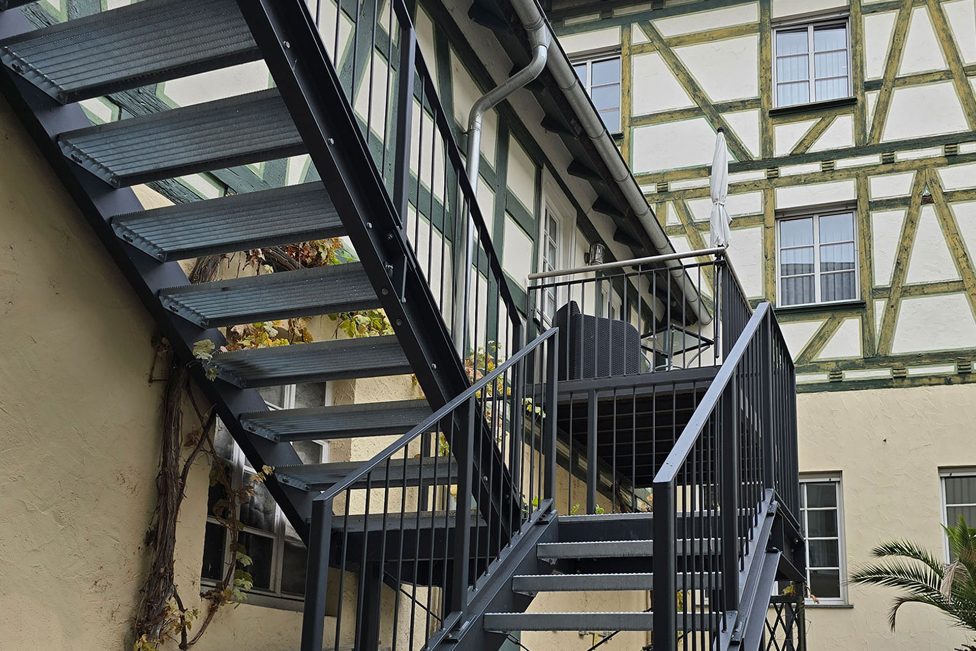Stahltreppe