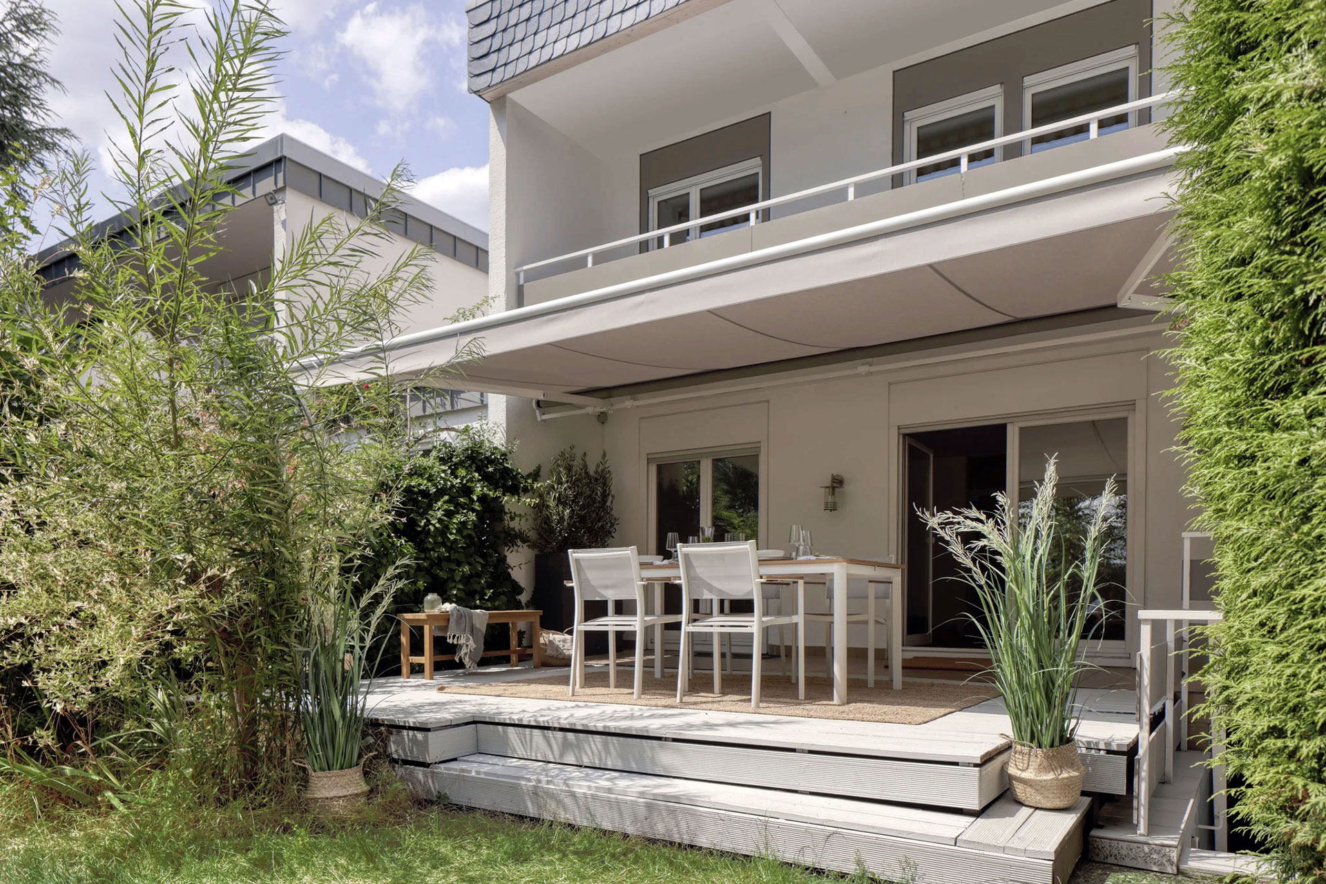 Eine Markise wertet jede Terrasse auf